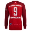 Virallinen Fanipaita Pitkähihainen FC Bayern München Robert Lewandowski 9 Kotipelipaita 2021-22 - Miesten